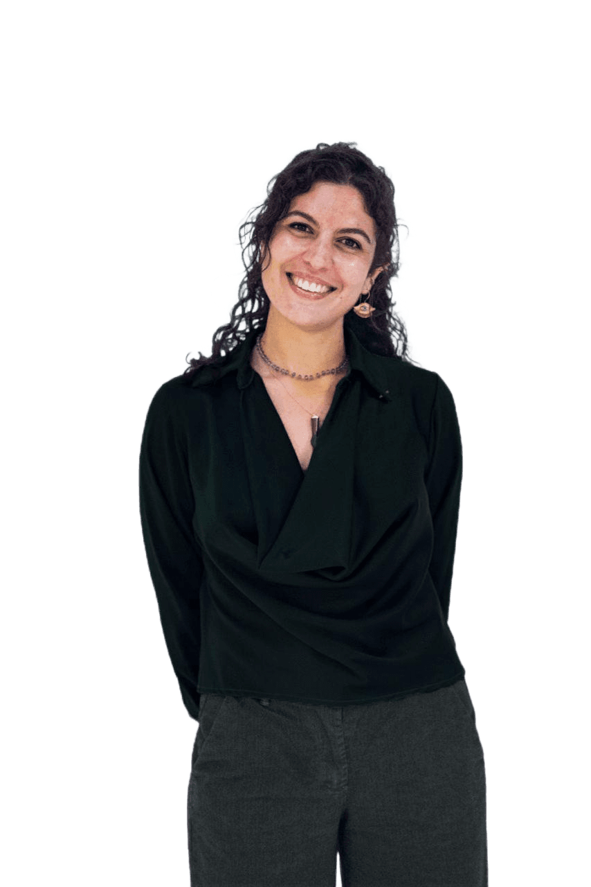 Retrato de Andrea, leitora de BG5 career design